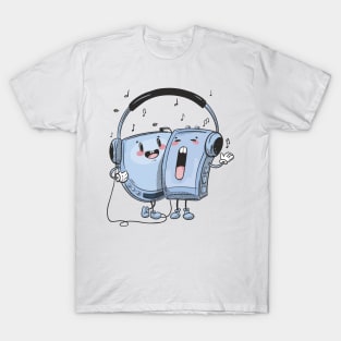 Discman And Walkman T-Shirt